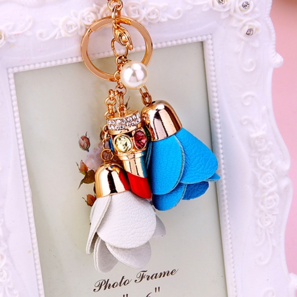 Cute Nation Accessories - NEW Cute Flower Lipstick Handbag Charm / Keychain